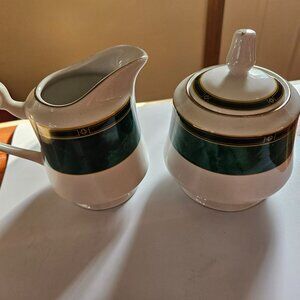 sugar and creamer beautiful retroneu jade garland set